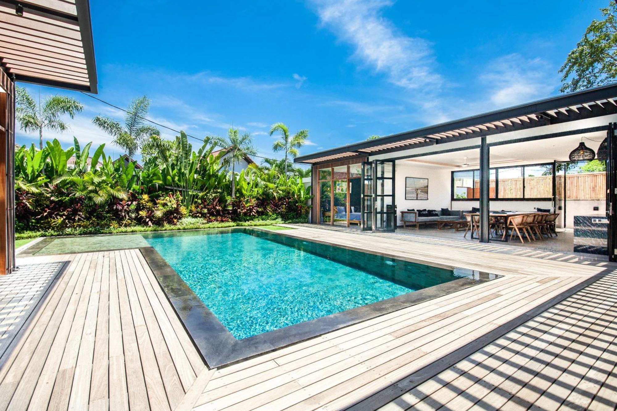 New 5Br Villa, Enclosed Lounge, Canggu Oasis Bagian luar foto