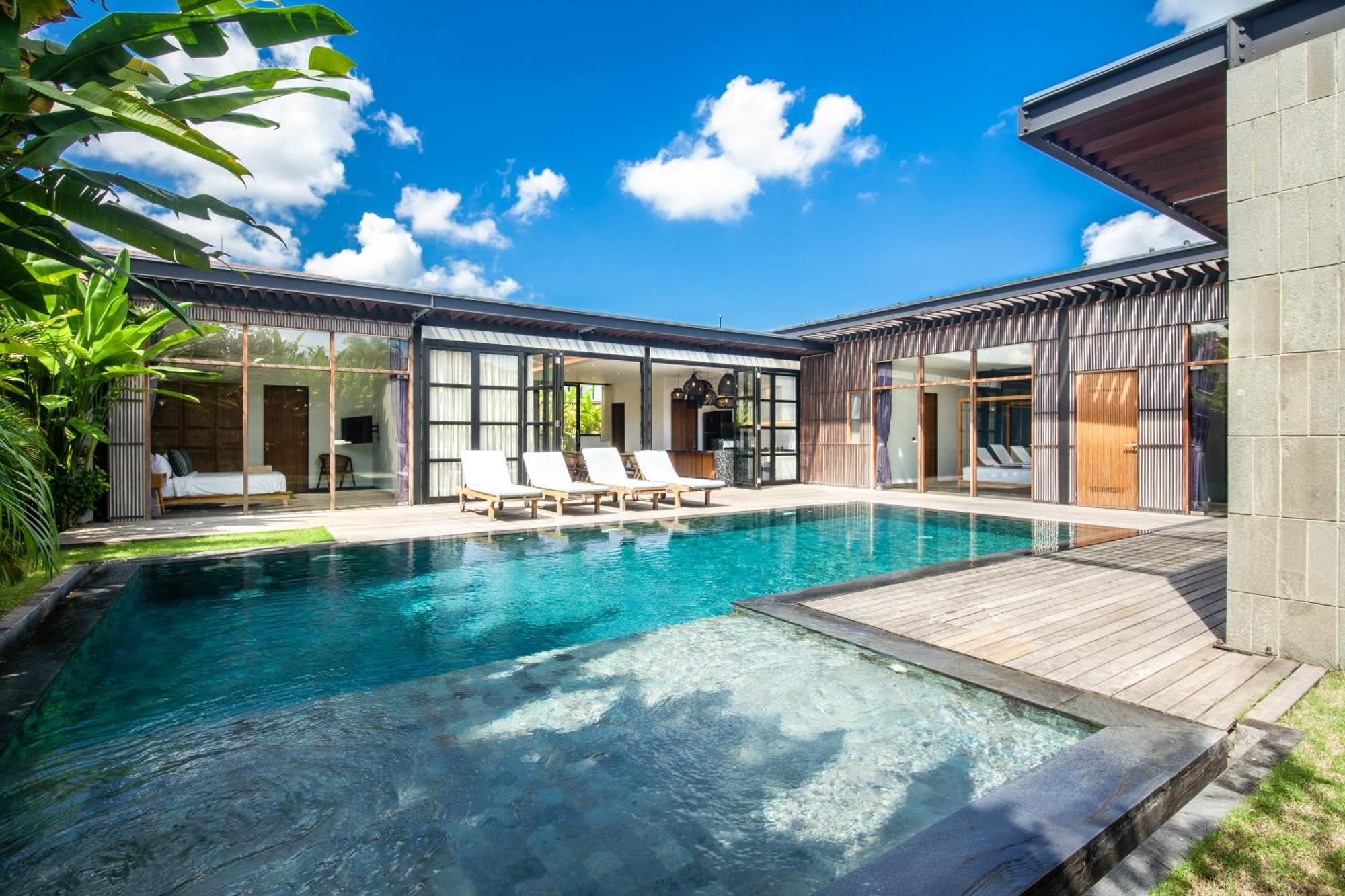 New 5Br Villa, Enclosed Lounge, Canggu Oasis Bagian luar foto